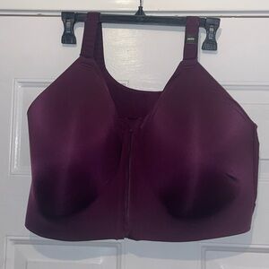 NWT High Impact Wireless Zip Front Active Sports Bra